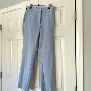 Zara light blue medium pants with stretchy black elastic on back belt area.